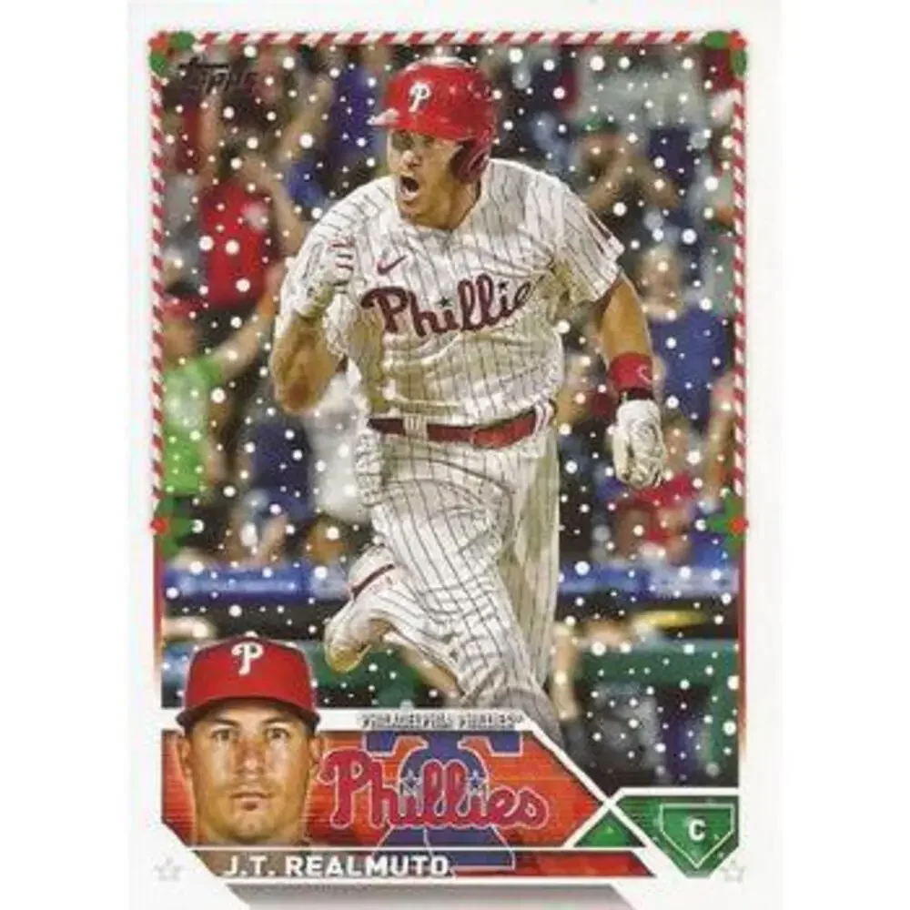 2023 Topps Holiday J.T. Realmuto H146 Philadelphia Phillies